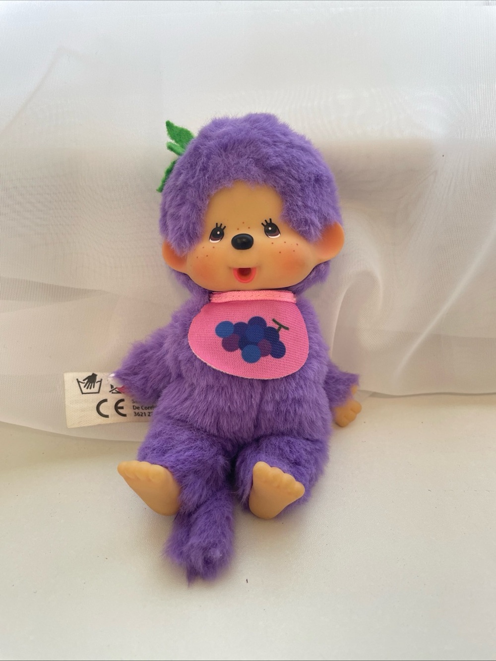 5.5" Small Monchhichi Doll - Grape Fruit Colors